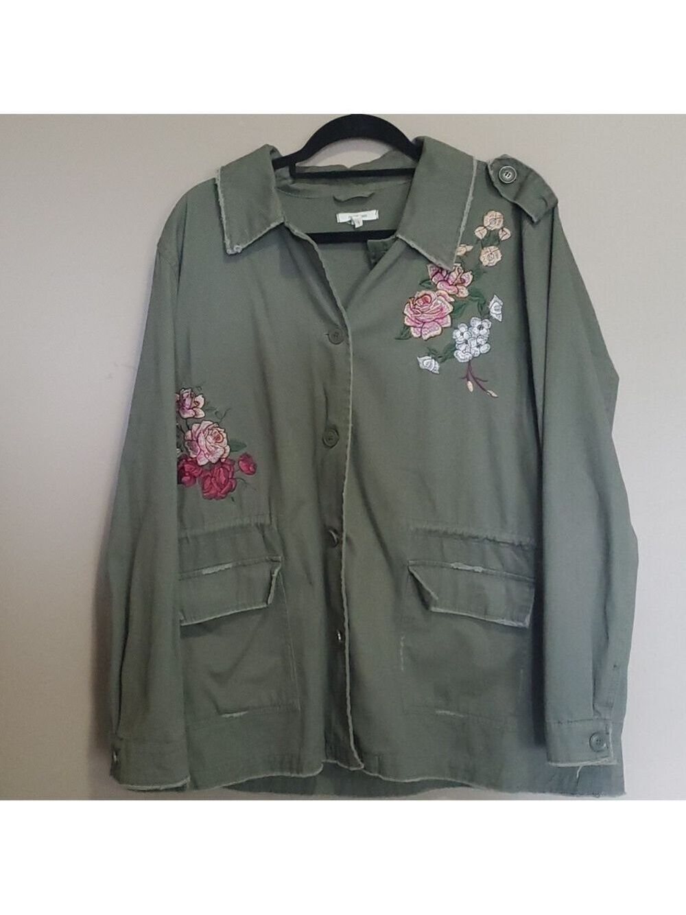 Maurices distressed jacket size 1